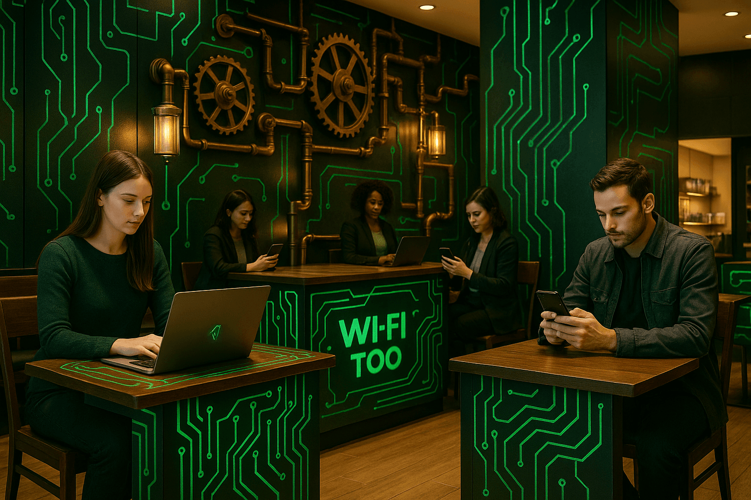 Providing internet at your store that that helps adivertizes and bild a costomer data bass