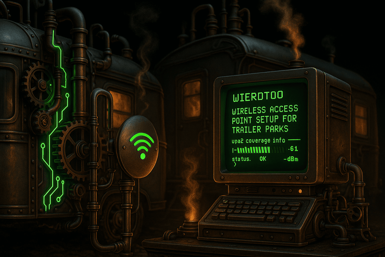 Wireless Access Point Setup for Trailer Parks