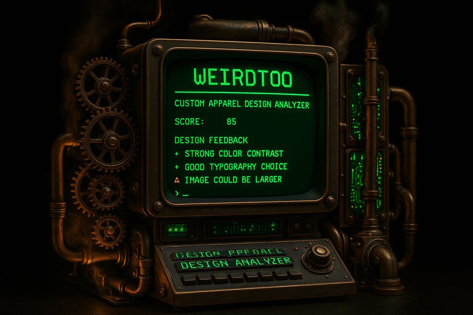 Custom Apparel Design Analyzer Tool