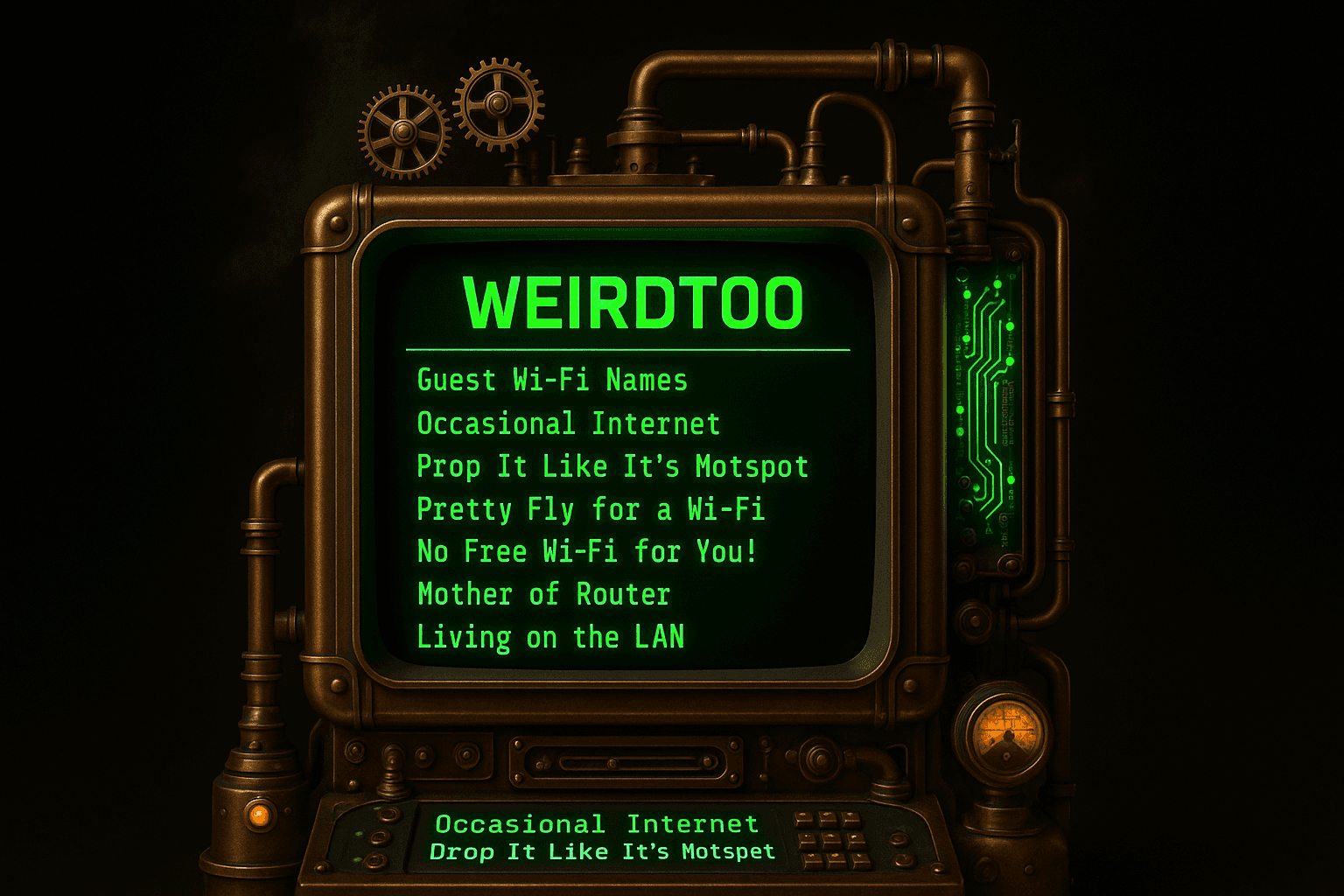 Guest Network Name Ideas Generator