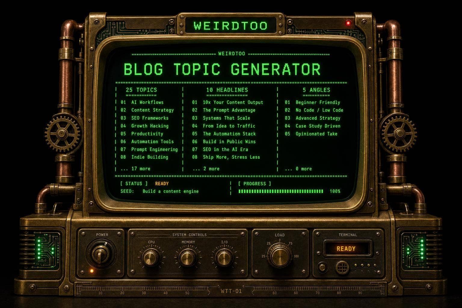 Blog Topic Generator