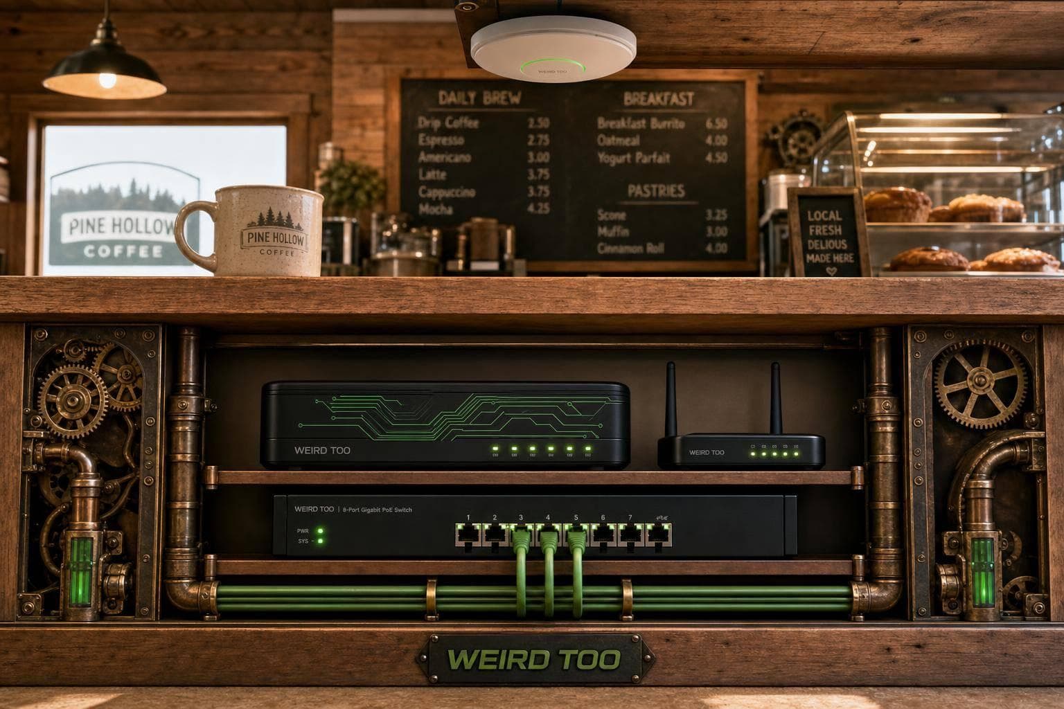 Affordable Network Equipment for Local Cafés Owners in Rural America