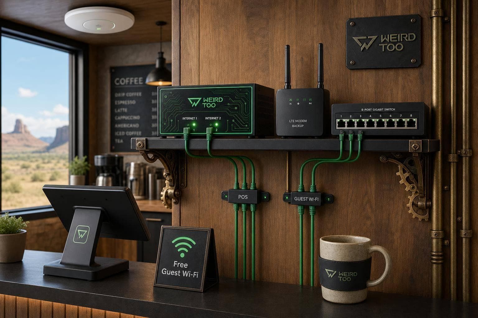Affordable Network Equipment for Local Cafés Owners in Native American Reservations